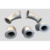 5 Trombette in alluminio curvate universali 