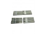 16 prigionieri acciaio x ruote  12 x 1,5 mm