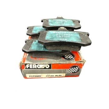 Pastiglie freno sportive posteriori FERODO RACING FCP 596 S.