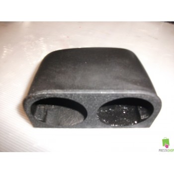 Supporto per doppio manometro da 60 mm in resina (mai usato)
